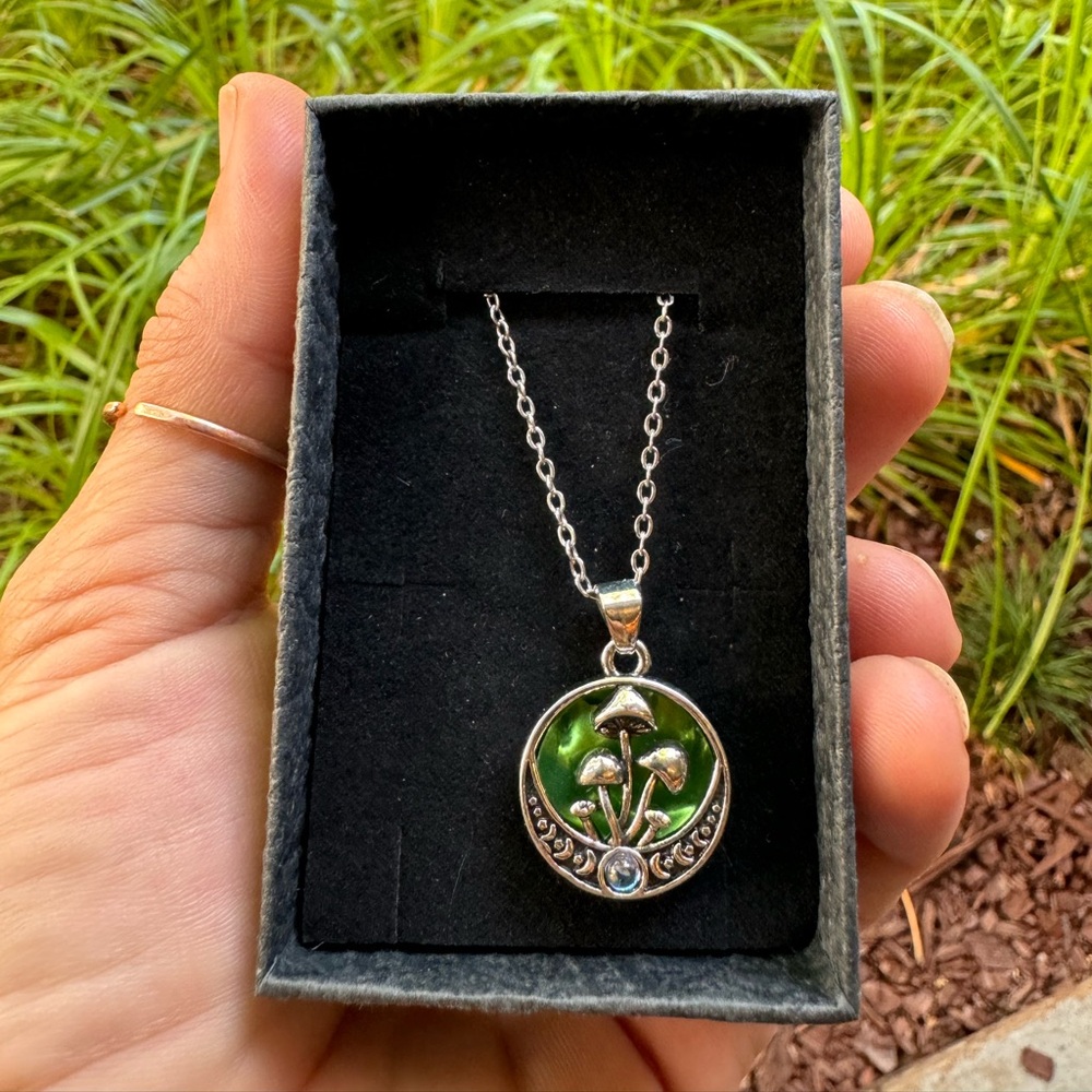 Mushrooms necklace